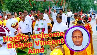 आदिवासी स्वागत नाच/ Bishop Vincent Aind/Ranchi archdiocese