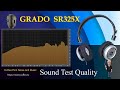 grado sr325x review recensione sound demo sound test