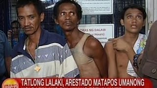 UB: 3 lalaki, arestado matapos umanong holdapin ang 2 estudyante sa Maynila