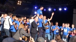 David Wagner \u0026 Dean Hoyle Speak At Huddersfield Town Promotion Celebration