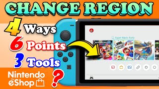 4 SECRET Ways to Change Nintendo Switch Region | 6 Warnings + Top 3 Price Tools [eShop FULL GUIDE]