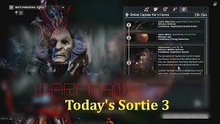 【Warframe】ソロ機動防衛：放射線障害：ケレス：グリニア：Gara【今日のソーティ3】