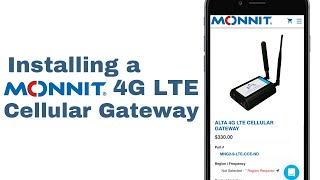 Installing a Monnit 4G LTE Cellular Gateway