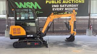 2023 AGT NT30 Mini Excavator For Virtual Auction November 11, 2023