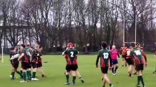 Hymers 1st XV vs Silcoates School 18/01/14