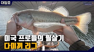 대청호 배스낚시! 겨울 미국 프로들의 필살기, 다미끼 리그