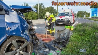 Zwei verletzte Personen nach Unfall auf der S5