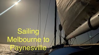 Sailing Melbourne to Paynesville. S\u0026S 34