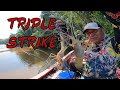 SUPER LUAR BIASA‼️ DOUBLE STRIKE TRIPLE STRIKE DI LUBUK2 KERAMAT#178  #mancingudanggalah #uglystik