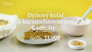 Tesco Recepty | Dýňový koláč s karamelizovanými ořechy