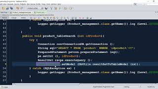 JTable product Java Swing part 4
