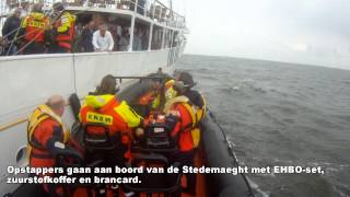 Medische evacuatie KNRM Blaricum en KNRM Marken