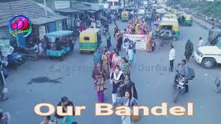 Bandel Jn. Station in Drone View || Bandel Sahebbagan Sanghati Utsab 2022 - 2023 Opening Ceremony