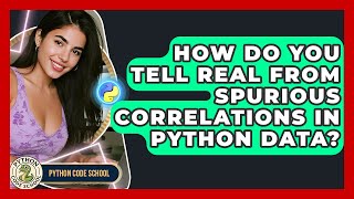 How Do You Tell Real From Spurious Correlations In Python Data? - Python Code School