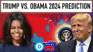 Michelle Obama vs. Donald Trump | 2024 Election Night Prediction