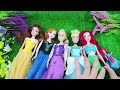 disney princess doll makeover ~ diy miniature ideas for barbie wig dress faceup and more diy