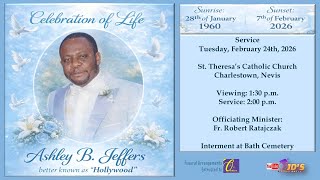 Celebration of life for Ashley B. Jeffers | 1:30pm - February 24, 2026 | St. Theresa's Catholic