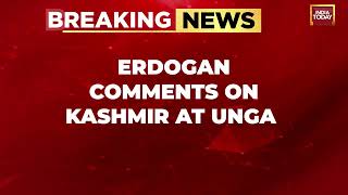 Turkey President Erdogan Rakes Up Kashmir Issue At UN General Assembly Days After Meeting PM Modi