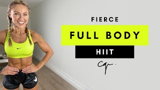 30 Min FIERCE FULL BODY HIIT WORKOUT at Home | No Repeat