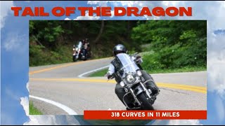 Riding the Harley Davidson Road King on the tail of the Dragon with CVMA