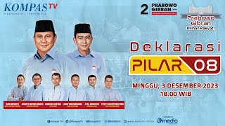 LIVE - Deklarasi Pilar 08 Dukung Prabowo-Gibran