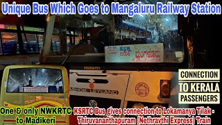 Special \u0026 rare Bus Route Belagavi - Mangaluru Railway Station🚂 | One and only NWKRTC Bus to Madikeri