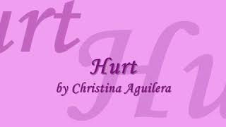 Christina Aguilera - Hurt (Lyrics)