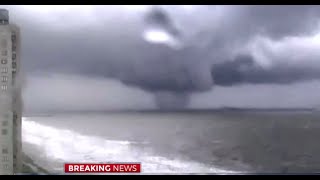 Waterspout off Myrtle Beach coast