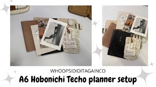 A6 Hobonichi Techo Setup 2025 || Health and Wellbeing