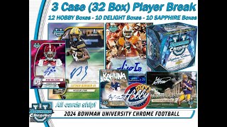 2024 Bowman Chrome U + Sapphire 3 Case (32 Box) PLAYER Break #3 eBay  01/14/25