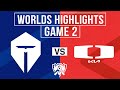 TES vs DK Highlights Game 2 | Worlds Swiss Stage 2024 | TOP Esports vs Dplus KIA