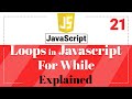 Javascript loops - Explain While Loop in Javascript | Javascript in Hindi