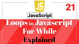 Javascript loops - Explain While Loop in Javascript | Javascript in Hindi