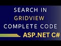 Gridview Search Results With Textbox | ASP.NET With C# Beginners Tutorials