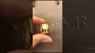 BVLGARI VAZADA COM FUNDO BRANCO BZERO1 #BVLGARI #aliança #joiasdeluxo #LUXO #gold