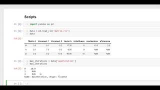 Fetch matrix, vectors and values from Pandas DataFrame in Python