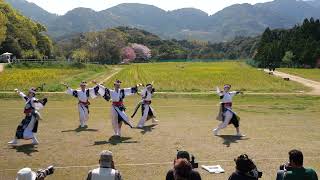 東京よさこいなな丸隊　川棚菜の花よさこい祭り２０２３　お祭り広場会場　４ｋ