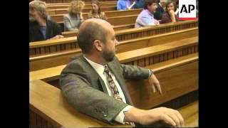 SOUTH AFRICA: PRETORIA: DOCTOR WOUTER BASSON TRIAL