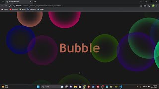 How To Make Bubble Website? | Html Css Js | Beginnger Tutorial /|||