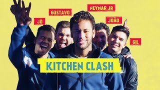 KITCHEN CLASH: Neymar JR. outplays his friends for a luxury lunch.