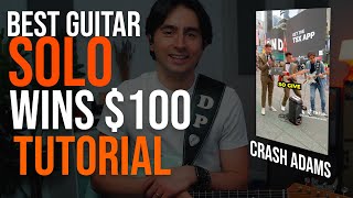 Best Guitar Solo Wins $100 Tutorial