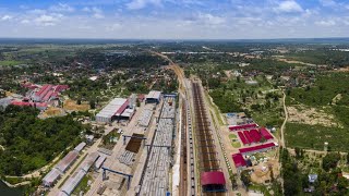 ทางรถไฟจีน ใกล้เสร็จแล้ว เริ่มปลายปี 2021