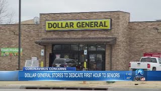 Dollar General stores to dedicate first hour after opening to senior shoppers