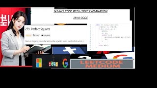 LeetCode 279 Perfect Squares Java Solution | Step-by-Step Tutorial | Developer Coder#leetcode #java