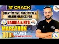 BAHRIA NTS 2024 PAPER | QUANTITATIVE ANALYTICAL MATH 24 QUESTIONS | BAHRIA PAPER PATTERN | NTS MCQs