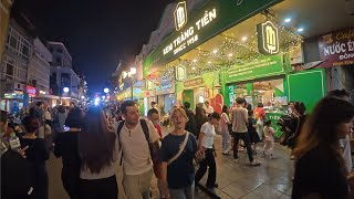 Hanoi at night on weekends - Walking (4K) by Osmo action 5Pro