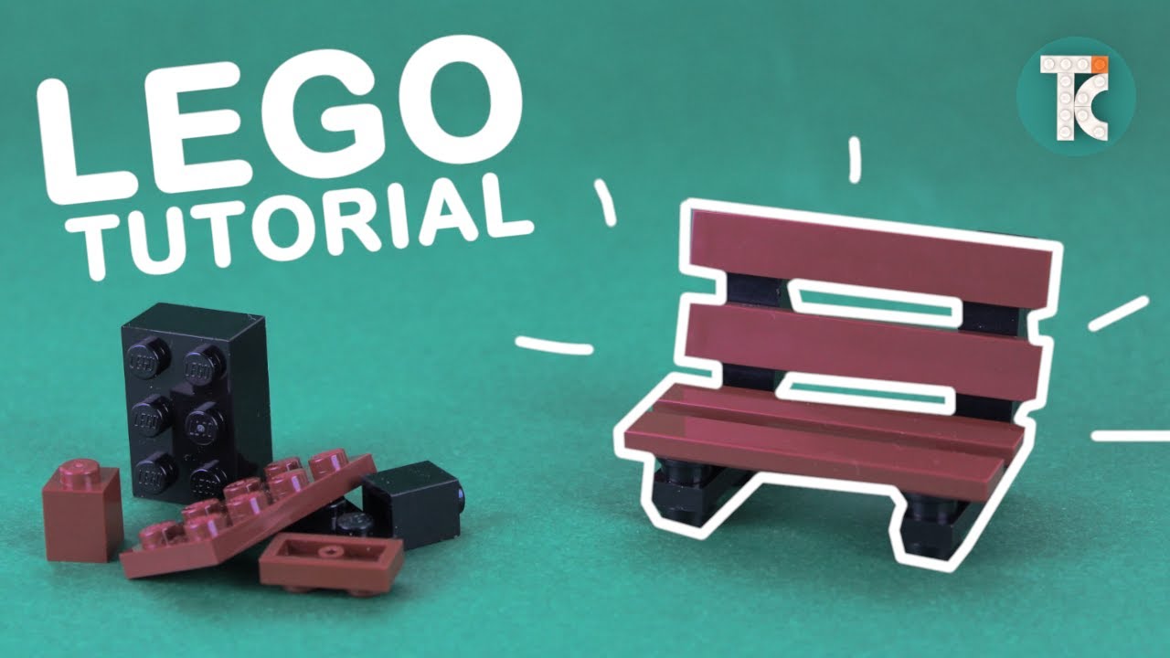 Lego Park Bench Tutorial Youtube