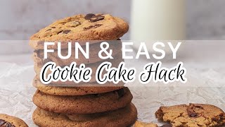 3 Ingredient Cookie Cake Hack