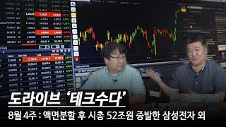 [주간 테크뉴스] 8월 4주 - 액면분할 후 시총 52조원 증발한 삼성전자 외