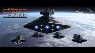 Imperial fleet over Coruscant | Tales of The Empire Episode 2 “The Path of Anger”